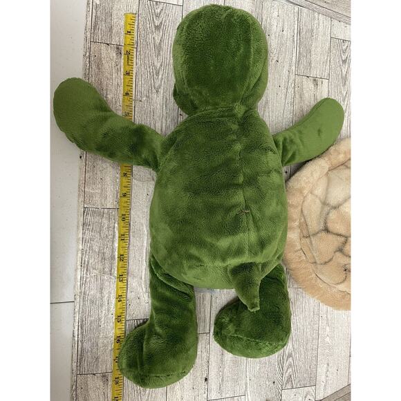 Build-a-Bear 17" TURTLE w/ Shell Backpack Plush Hidden Zipper Pouch Tortoise BAB - Picture 7 of 10